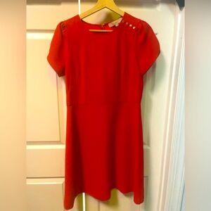 Loft red dress